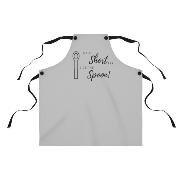 Life is too Short Apron - Gray - Image 2