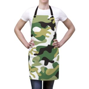 Green Camouflage Apron