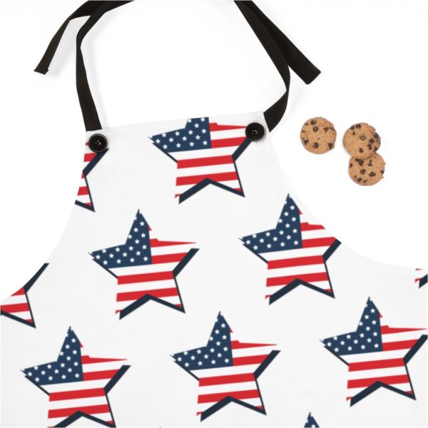 Fourth of July Star American Flag Apron - Image 3