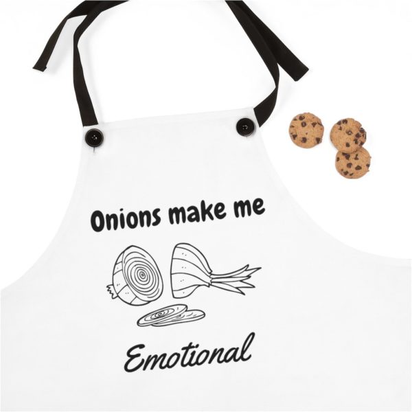 Onions Make Me Emotional Apron - Image 3