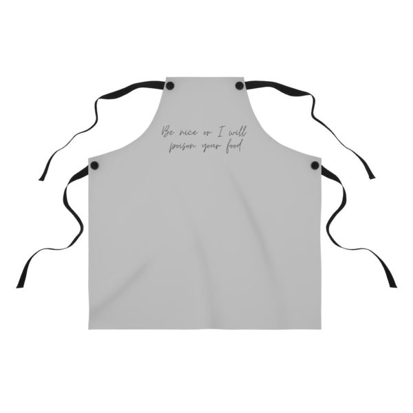 Be Nice Apron - Gray - Image 2
