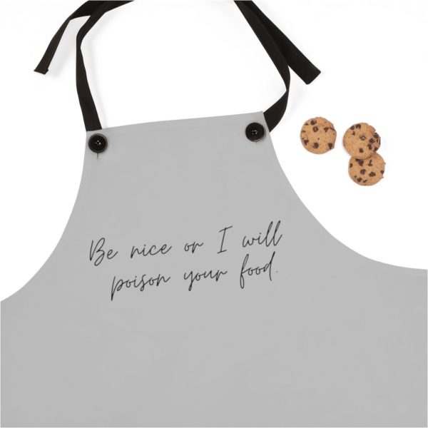 Be Nice Apron - Gray - Image 3