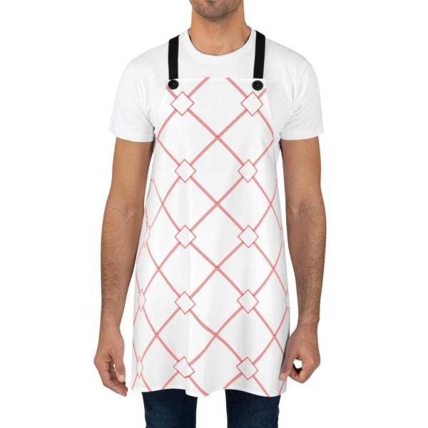 Red/Orange Diamond Tiles Apron - Image 4