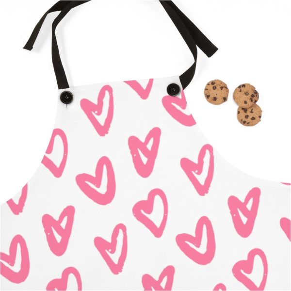 Pink Hearts Apron - Image 3