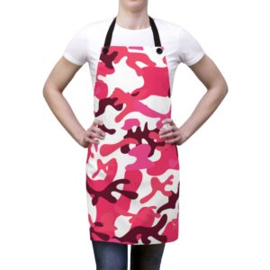 Pink Camouflage Apron