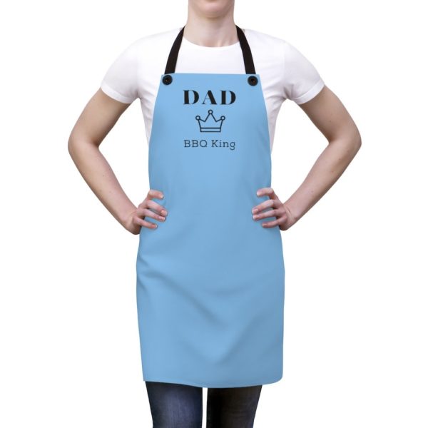 Dad BBQ King Apron - Blue