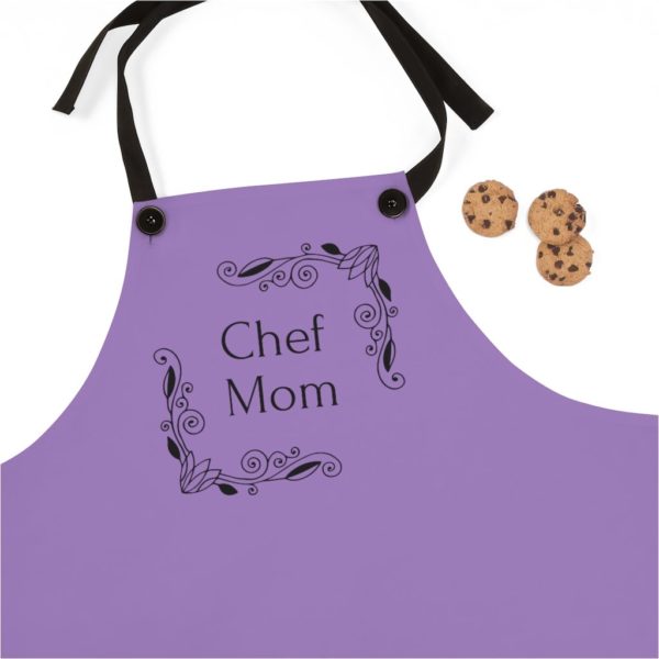 Chef Mom Apron - Purple - Image 3