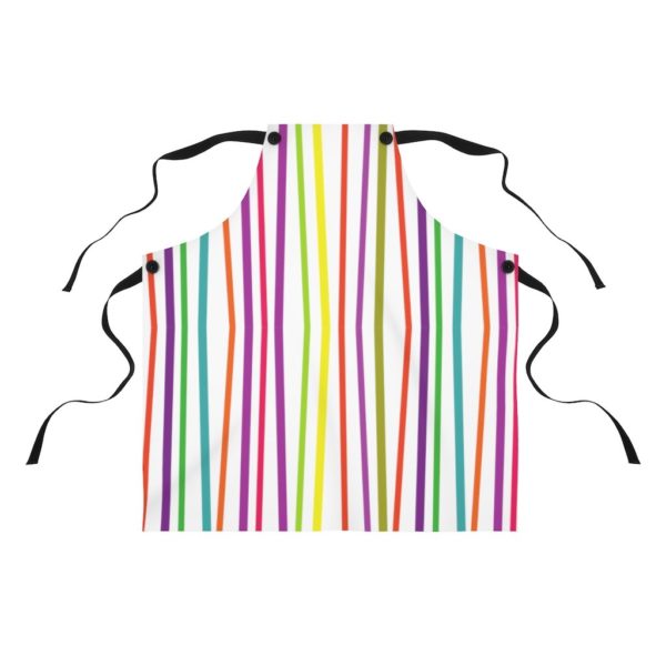 Colorful Stripes Apron - Image 2