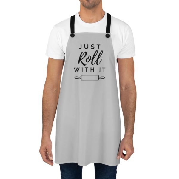 Just Roll With It Apron - Gray - Image 4