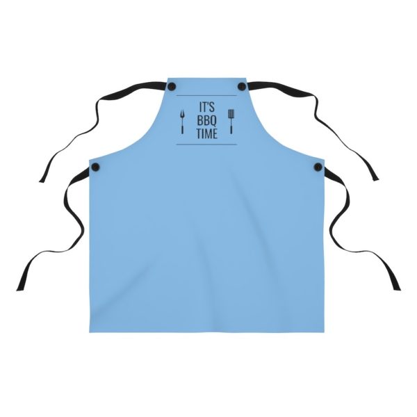 It's BBQ Time Apron - Blue - Image 2