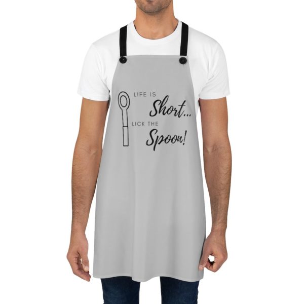 Life is too Short Apron - Gray - Image 4