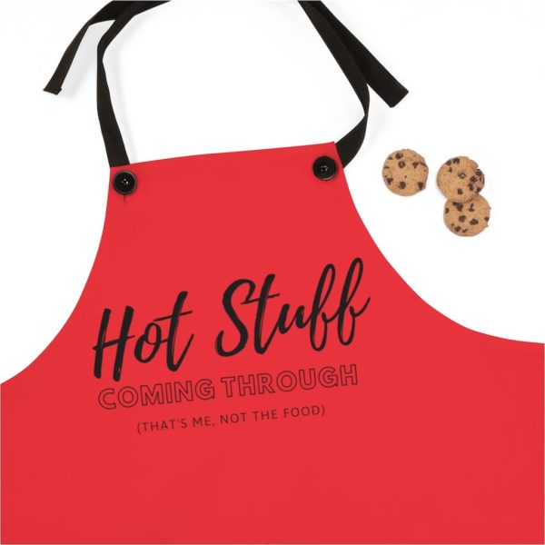 Hot Stuff Apron - Red - Image 3