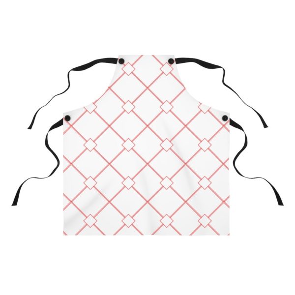 Red/Orange Diamond Tiles Apron - Image 2