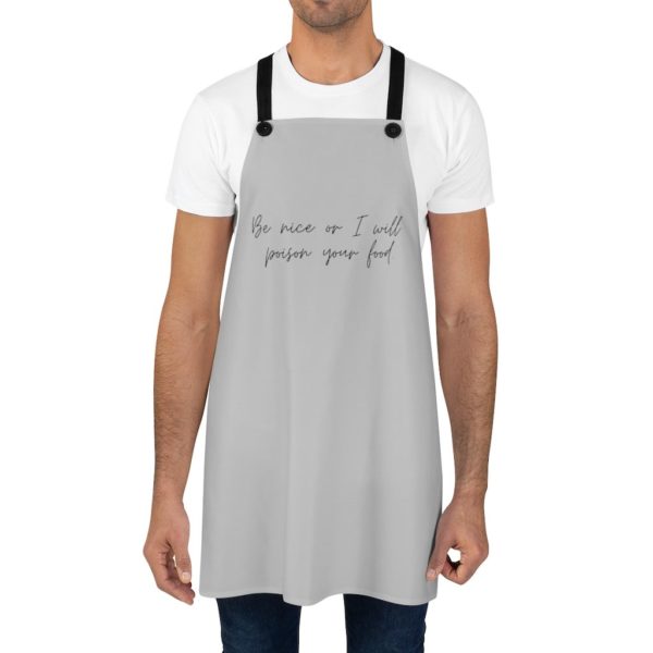 Be Nice Apron - Gray - Image 4