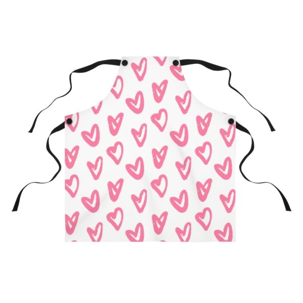 Pink Hearts Apron - Image 2