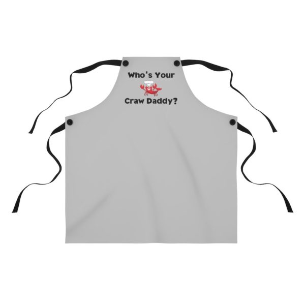 Who's Your Craw Daddy Apron - Gray - Image 2