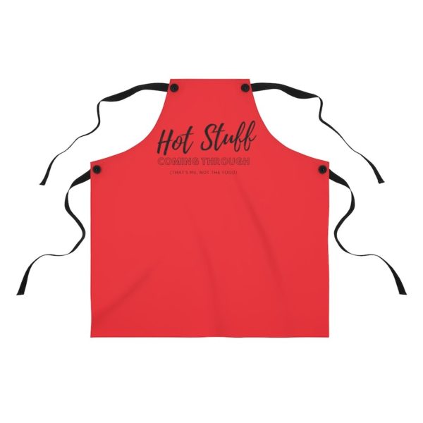 Hot Stuff Apron - Red - Image 2