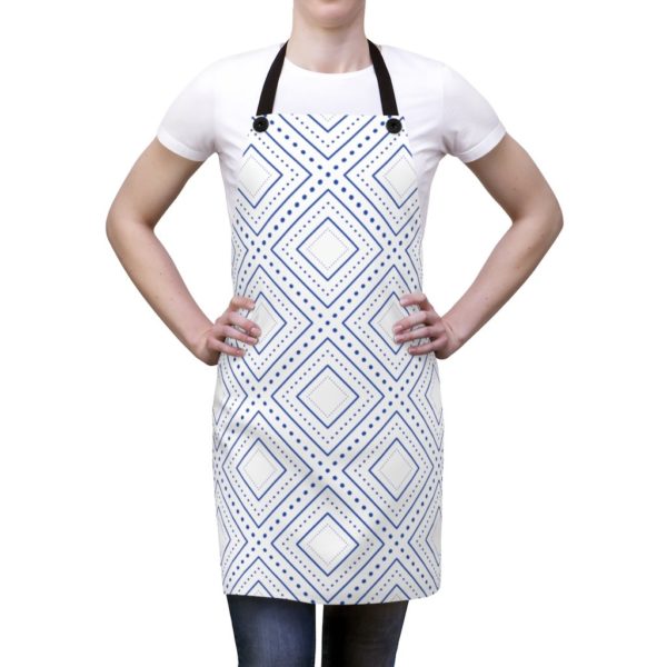 Royal Blue Diamonds Apron