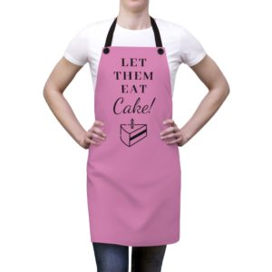 Let Them Eat Cake Apron - Pink