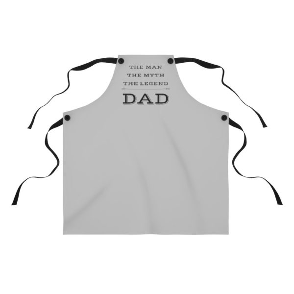 The Man, Myth, Legend Apron - Gray - Image 2