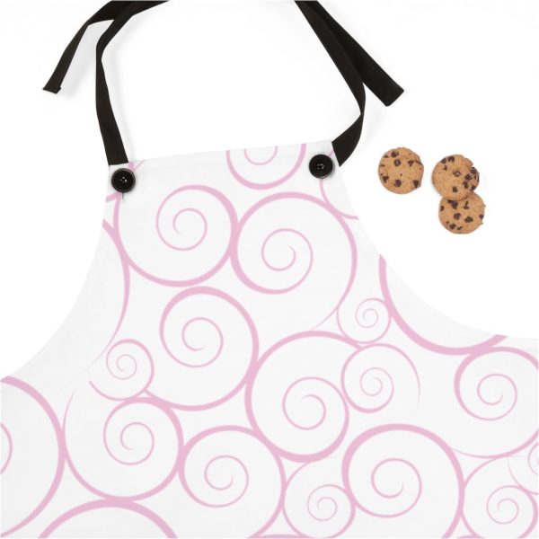 Pink Swirls Apron - Image 3