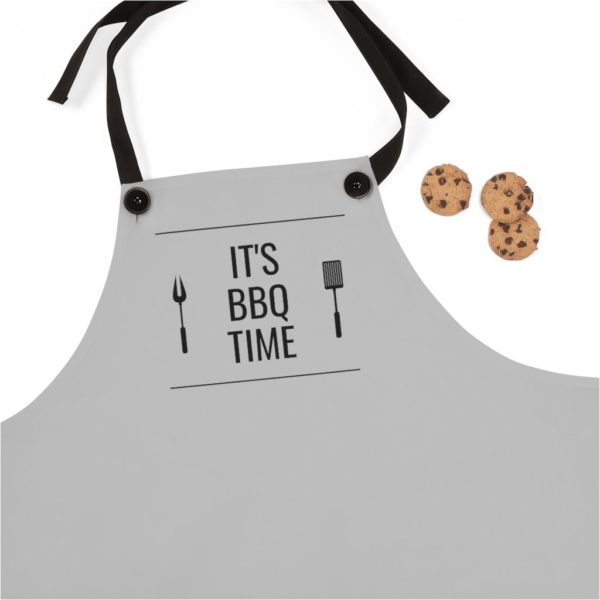 It's BBQ Time Apron - Gray - Image 3