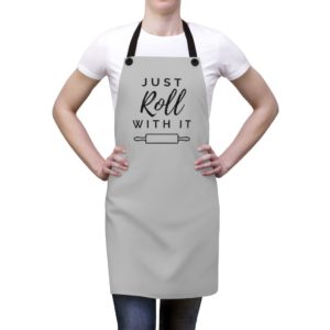 Just Roll With It Apron - Gray