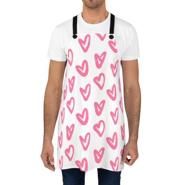 Pink Hearts Apron - Image 4